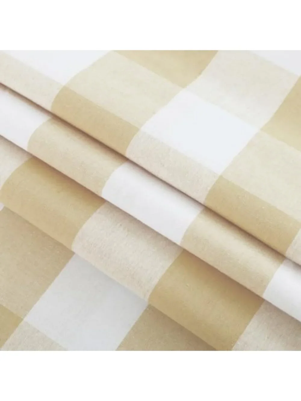 Buffalo Check Kitchen Curtains 36” Plaid Gingham Rod Pocket Farmhouse 2 Panels